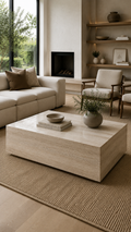 Cubby Plinth Travertine
