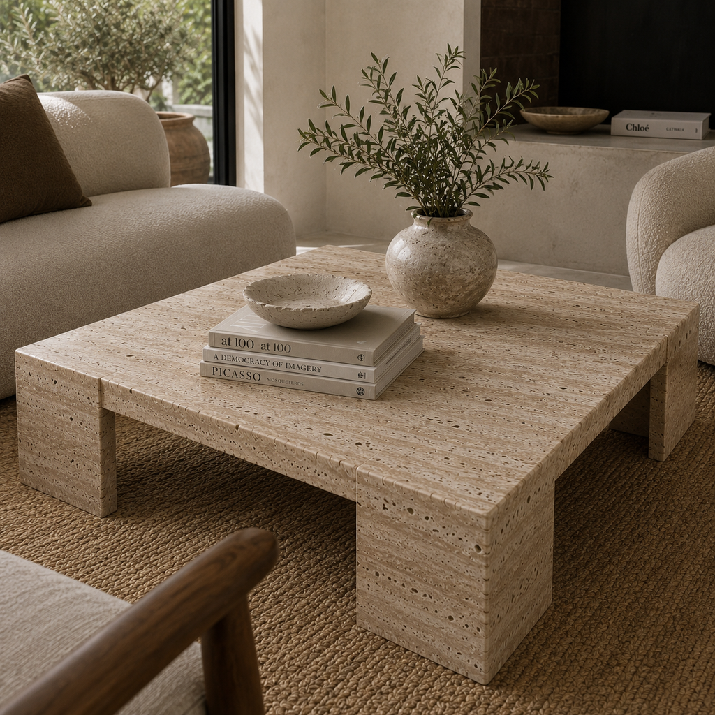Mondello Coffee Table Travertine